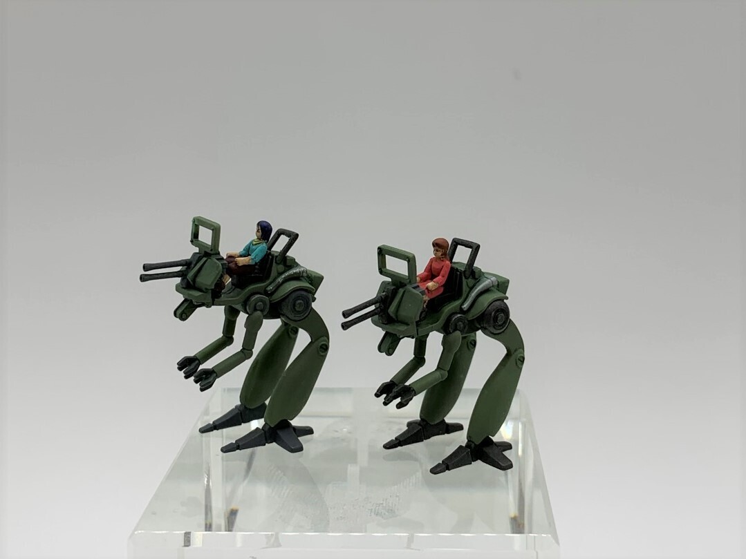 Yahoo!オークション - R3 1/100 ウォーカーギャリア 戦場風塗装