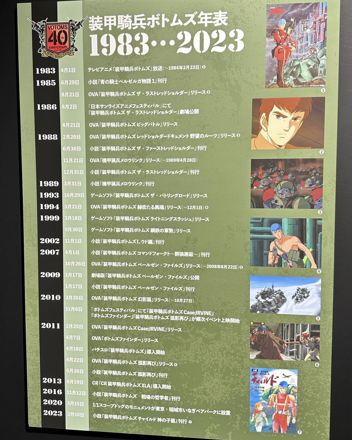 装甲騎兵ボトムズ 40周年展限定　パンフレット＆クリアファイル 装甲騎兵ボトムズ 40周年展限定 パンフレット＆クリアファイル